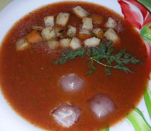 Испанский суп «Гаспачо»